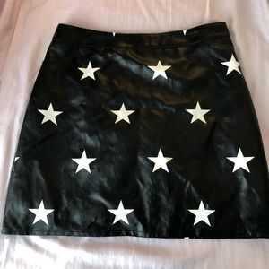 Leather Star Skirt!